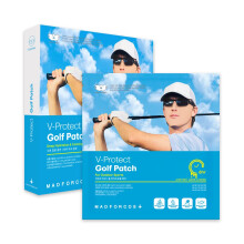 MADFORCOS V-Protect Golf Sonnencreme-Patch für Golf & Outdoor-Sport - UV-Schutz, Hydrating & Cooling | 5 Stück (Große Größe)