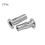 M5 Multi-Grip Rivet Nuts, 2pcs Pre-Bulbed Shank Flat Head Threaded Insert Nut 304 Stainless Steel Plus Nuts for Construction Industrial 3