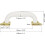 Luggage Handles, 155mm/6.1inch Plastic Pull Handle Suitcase Case Replacement Handles with Screws for Case Suitcase Toolbox, White 2