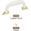 Luggage Handles, 155mm/6.1inch Plastic Pull Handle Suitcase Case Replacement Handles with Screws for Case Suitcase Toolbox, White 3