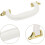 Luggage Handles, 155mm/6.1inch Plastic Pull Handle Suitcase Case Replacement Handles with Screws for Case Suitcase Toolbox, White 4