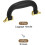 Luggage Handles, 85mm/3.35" Hole Distance Plastic Pull Handle Suitcase Case Replacement Handles with Screws for Case Suitcase Toolbox, Black 3
