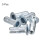 M8 Multi-Grip Rivet Nuts, 5pcs Pre-Bulbed Shank Flat Head Threaded Insert Nut Carbon Steel Plus Nuts for Construction Industrial 3
