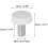 30pcs M6 x 12mm Metric Male Thread Knurled Knobs, Thumb Screw Clamping Knobs Grip Plastic Handle Hand Knobs with Threaded Stud, White 2