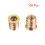 Wood Furniture M6x13mm Threaded Insert Nuts Interface Hex Socket Drive 100pcs 2