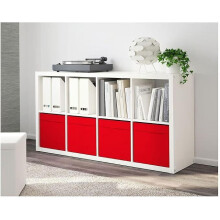 IKEA KALLAX 8 Cube Unit 4 DRÖNA Boxes 77×39×147 cm