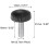 20pcs M4 x 16mm Metric Male Thread Knurled Knobs, Thumb Screw Clamping Knobs Grip Plastic Handle Hand Knobs with Threaded Stud, Black 2