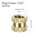 50Pcs Knurled Insert Nuts, M3x4(L) x4.5mm(OD) Brass Female Threaded Inserts Heat Set Insert for 3D Printing Components and Plastic Shell 2