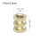 Knurled Insert Nuts, 50Pcs M3 x 6mm(L) x 5mm(OD) Thread Printing Brass Nuts Female Threaded Inserts Brass Heat Set Insert Embedment Nuts 2