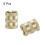 Knurled Insert Nuts, 8Pcs M8 x 12mm(L) x 10mm(OD) Thread Printing Brass Nuts Female Threaded Inserts Brass Heat Set Insert Embedment Nuts 3