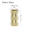 Knurled Insert Nuts, 8Pcs M8 x 20mm(L) x 10mm(OD) Thread Printing Brass Nuts Female Threaded Inserts Brass Heat Set Insert Embedment Nuts 2