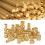 50pcs M3 Threaded Inserts Brass Heat Set Insert M3x10mm, OD 5mm Knurled Insert Nuts, 3D Printing Brass Nuts Female Threaded Inserts Nuts 6