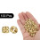 100pcs M5 Threaded Inserts Brass Heat Set Insert M5x5mm, OD 7mm Knurled Insert Nuts, 3D Printing Brass Nuts Female Threaded Inserts Nuts 3