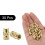 30pcs M4 Threaded Inserts Brass Heat Set Insert M4x10mm, OD 6mm Knurled Insert Nuts, 3D Printing Brass Nuts Female Threaded Inserts Nuts 3