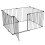 Safetots (105cm x 144cm, Grey) Safetots Premium Multi Panel Play Den 6