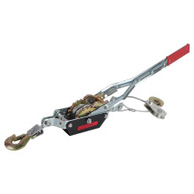 Wire Rope Hand Puller Tighten Tool Tightener Double Hook Lifting Tool Gear Winch Puller Heavy Duty Power Puller