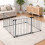 Safetots (144cm x 144cm, Grey) Safetots Premium Multi Panel Play Den 2