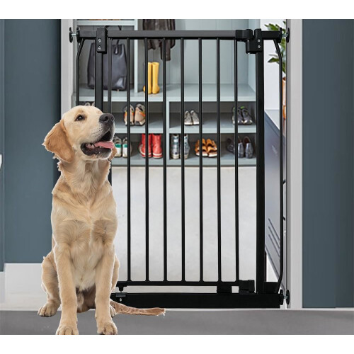 (Black, 89cm - 98cm) Bettacare Extra Tall Elite Dog Gate 1