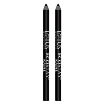 Lápiz Kajal Ecostay de Lotus Make-Up | Impermeable | Resistente al Desvanecimiento | 1.2G (Negro, Pack de 2)