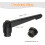 2Pcs M12 Adjustable Knobs Handle Female Thread Push Button Ratchet Quick Release Locking Rotating Bolt for Lathe Machinery, Black 2