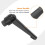 4Pcs M8 Adjustable Knobs Handle Female Thread Push Button Ratchet Quick Release Locking Rotating Bolt for Lathe Machinery, Black 4