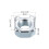 Weld Nuts, M5-0.8 Square UNC Carbon Steel Machine Screw Silver 10Pcs 2