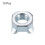 Weld Nuts, M5-0.8 Square UNC Carbon Steel Machine Screw Silver 10Pcs 3