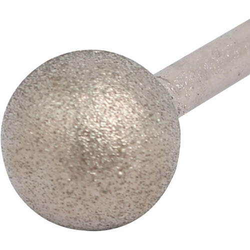 3mm Shank 10mm Dia Diamond Head Ball Shaped Grinding Mounted Point Bits 10pcs 2