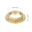G1/2 Pipe Fitting Hex Flange Lock Nut Locknut Female Threaded Fastening Thin Nut for Plumbing Fixed, Brass 2Pcs 2
