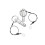 1/2" x 0.5" Quick Release Pin, 1 Pcs, Silver, Stainless Steel 304 8