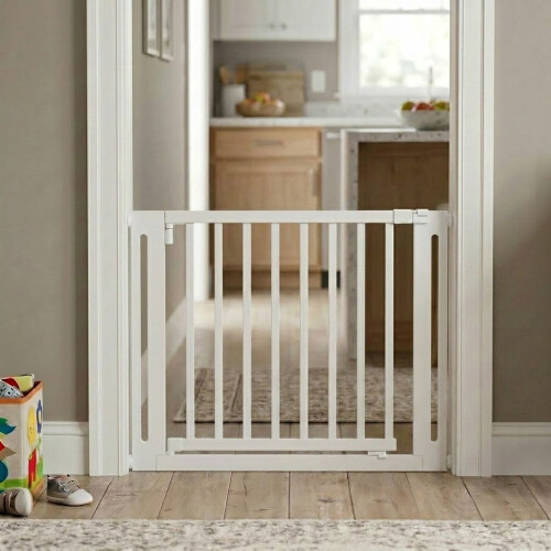 Safetots (White, 97cm - 105cm) Safetots Wooden Elegance Gate 1