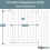 Safetots (White, 97cm - 105cm) Safetots Wooden Elegance Gate 3