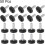 50pcs M4 x 12mm Metric Male Thread Knurled Knobs, Thumb Screw Clamping Knobs Grip Plastic Handle Hand Knobs with Threaded Stud, Black 4