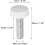 20pcs M6 x 20mm Metric Male Thread Knurled Knobs, Thumb Screw Clamping Knobs Grip Plastic Handle Hand Knobs with Threaded Stud, White 2