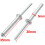 30 Pcs 5mm x 35mm Aluminum/Steel Open End Blind Rivets 2