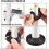 32mm Pipe Cover Decoration PP Plastic Water Pipe Escutcheon Black 8pcs 5