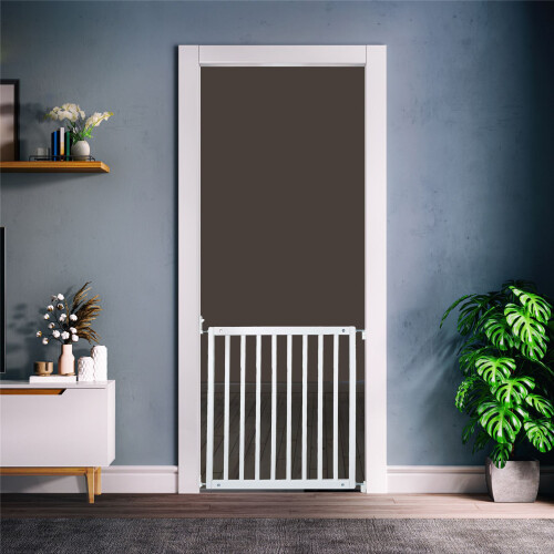 (White) Bettacare Simply Secure Wooden Dog Gate 1