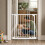 Safetots (Matt White, 125cm - 134cm) Safetots Extra Tall Elite Safety Gate 6