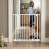 Safetots (Matt White, 125cm - 134cm) Safetots Extra Tall Elite Safety Gate 7