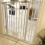 (White, 75cm - 84cm) Bettacare Pet Gate With Lockable Cat Flap 8