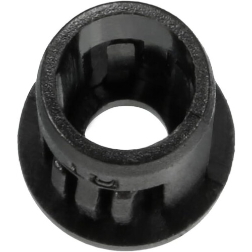 50Pcs Lamp Socket Light-emitting Diode Holder Clip Bezel Mount 3mm LED Holders Panel Display Plastic Black 1