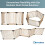 (Upto 416cm) Bettacare Wooden Multi Panel Pet Barrier 3