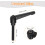 1Pcs M8 x 50mm Adjustable Knobs Handle Male Thread Push Button Ratchet Quick Release Locking Rotating Bolt for Lathe Machinery, Black 2