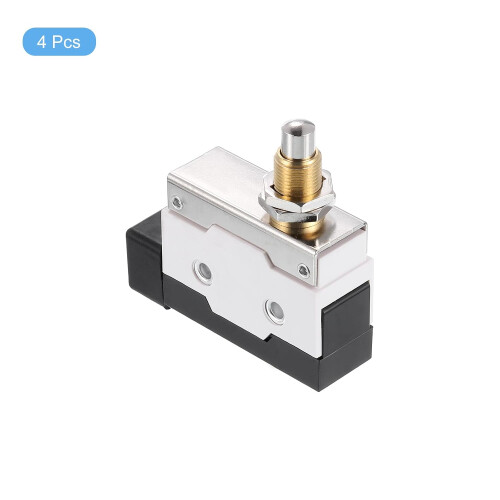 Limit Switch Roller Plunger D4MC-5000 Mount 1NC+1NO 3D Printer Door Switch Metal Momentary Switch 4 Pcs 2