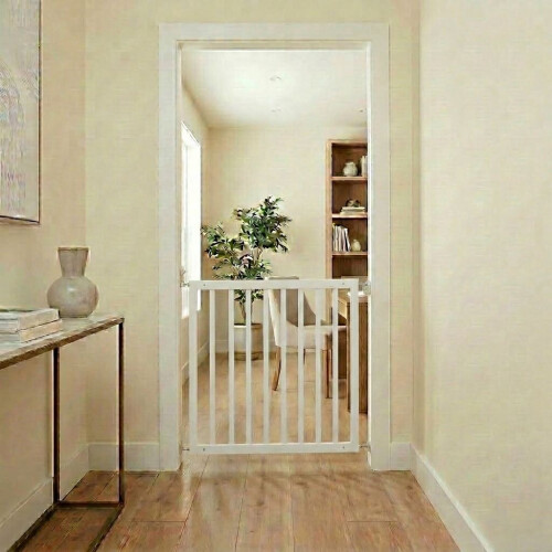 Safetots (White) Safetots Simply Secure Wooden Stair Gate 1