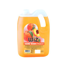 Wiz Recharge De Savon Liquide Pour Les Mains Pêche - 5L | Protection Germes | Savon Doux Avec Équilibre Ph
