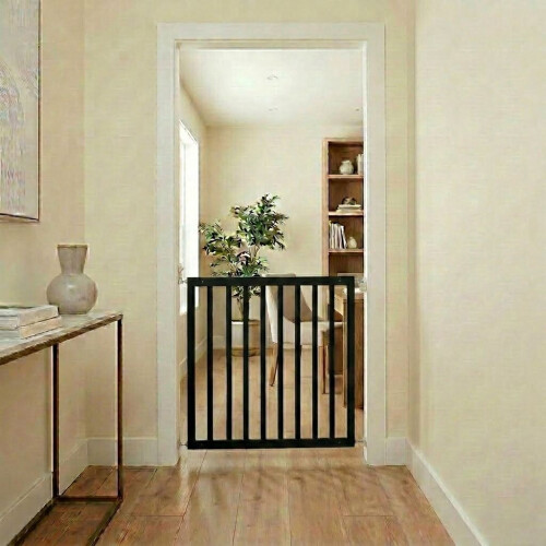 Safetots (Black) Safetots Simply Secure Wooden Stair Gate 1