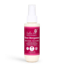 Hydratant Visage & Corps Rose Bergamote | Hydratation Durable | Formule Légère Non Grasse | Tous Types de Peau | 100Ml