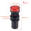5Pcs Red Indicator Light AC/DC 24V, 16mm Panel Mount, for Electrical Control Panel, HVAC, DIY Projects 2