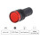 5Pcs Red Indicator Light AC/DC 24V, 16mm Panel Mount, for Electrical Control Panel, HVAC, DIY Projects 5